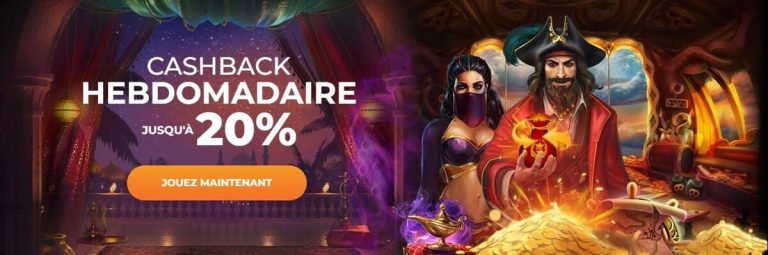 GratoWin Casino cashback hebdomadaire